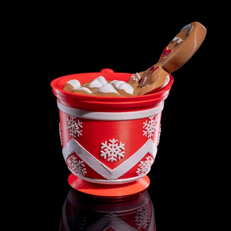 Gingerbread Jacuzzi Storage Christmas - 3D Printed