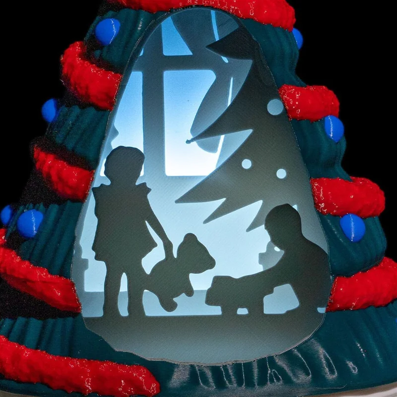 Christmas Tree Night Light - 3D Printed