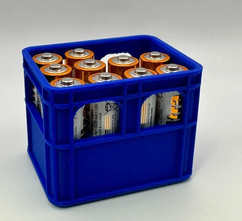 Stackable AA & AAA Battery Crates - 3D Printed
