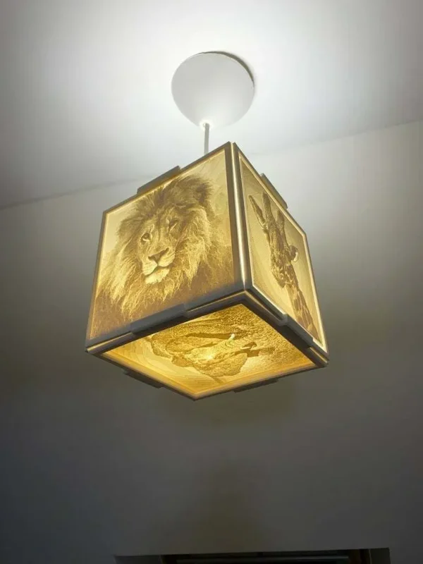 Personalised Lithophane Photo Lamp Light - USB Powered