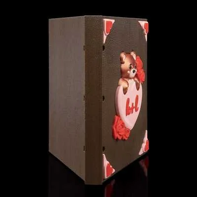 Beary Special Custom Scrapbook Cover Gift / Valentines / Memories - 3D Printed