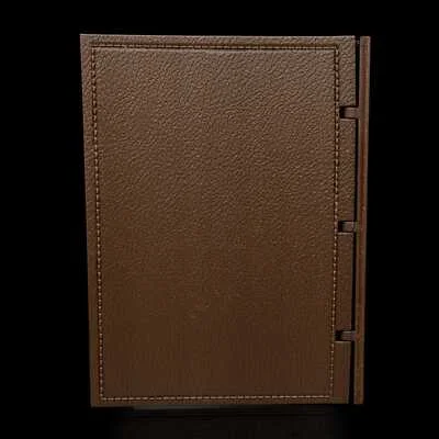 Leather Book Custom Scrapbook Cover Gift / Valentines / Memories - 3D Printed