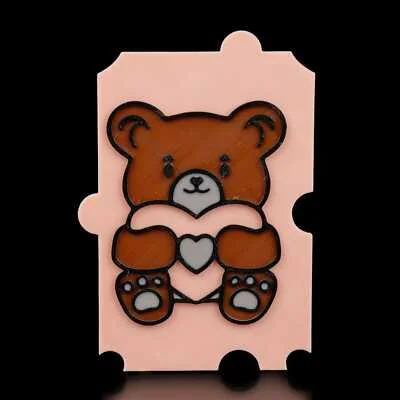 Puzzled Love Magnetic Photo Frame - 3D Printed