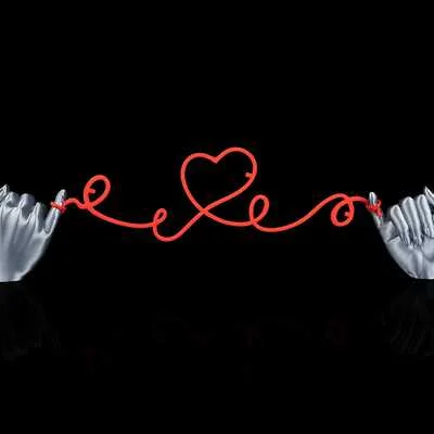 Heartstring Photo String Display / Valentines Gift - 3D Printed