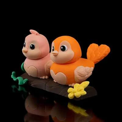 Tweethearts / Bird Valentines / Desk Buddies - 3D Printed