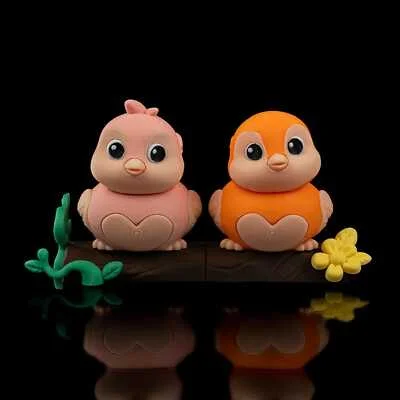 Tweethearts / Bird Valentines / Desk Buddies - 3D Printed