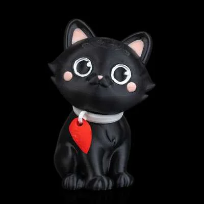 Purrfect Pair / Cat Valentines / Desk Buddies - 3D Printed