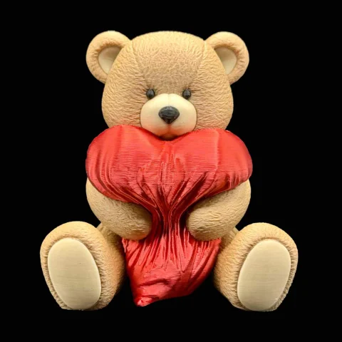 Teddy Bear - Valentines Day / Romantic Gift - 3D Printed