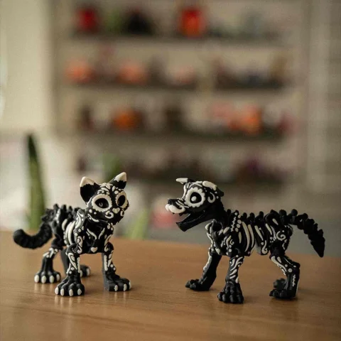 3D Printed Articulated Alebrije Set, Fidget Toy, Desk Buddy, Fidget Pet