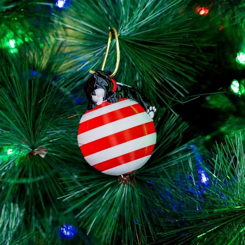 Sleeping Dog Christmas Ornament x3 - 3D Printed