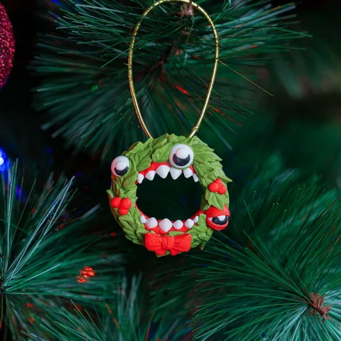 Christmas Wrath Christmas Ornament x5 - 3D Printed
