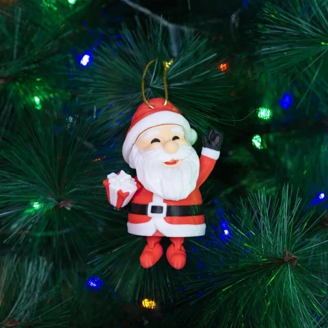 Mr. Claus Christmas Ornament x3 - 3D Printed
