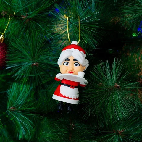 Mrs. Claus Christmas Ornament x3 - 3D Printed
