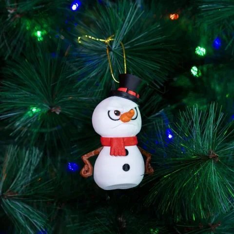 Mr Frosty Christmas Ornament x3 - 3D Printed