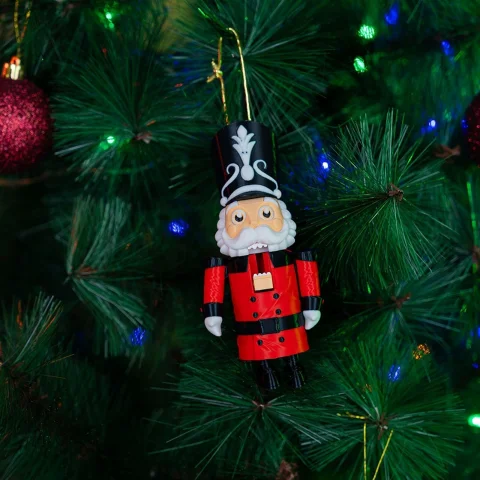 Newt, the Nutcracker Christmas Ornament x3 - 3D Printed