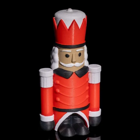 Jumping Nutcracker Christmas - 3D Printed