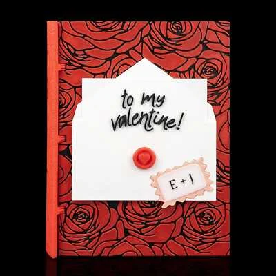 Love Letter Custom Scrapbook Cover Gift / Valentines / Memories - 3D Printed